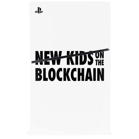 New Kids On The Blockchain PS5 Slim Disk Console Skin