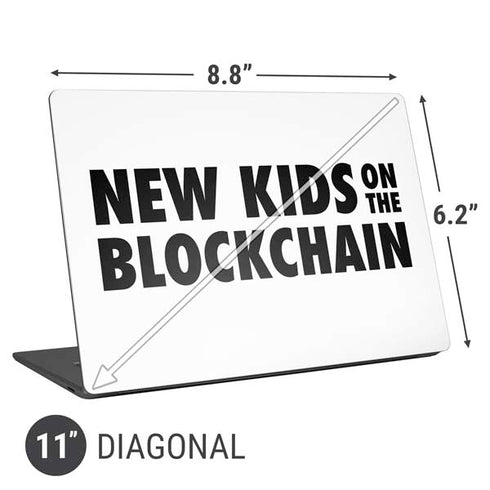 New Kids On The Blockchain Universal Laptop 11in (8.8 x 6.2in) Skin