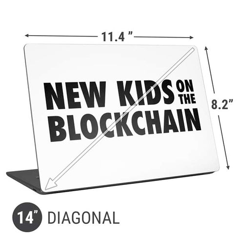 New Kids On The Blockchain Universal Laptop 14in (11.4 x 8.2in) Skin