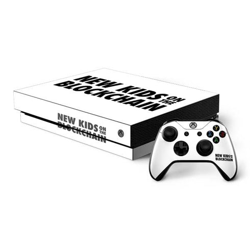 New Kids On The Blockchain Xbox One X Bundle Skin
