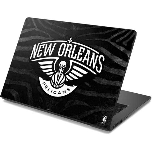 NBA New Orleans Pelicans Black Animal Print Dell Chromebook Skin