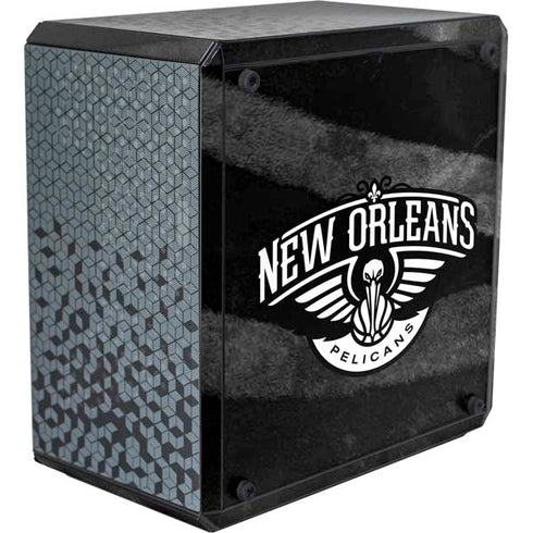 NBA New Orleans Pelicans Black Animal Print Cooler Master MasterBox Q300L Mini Tower Skin