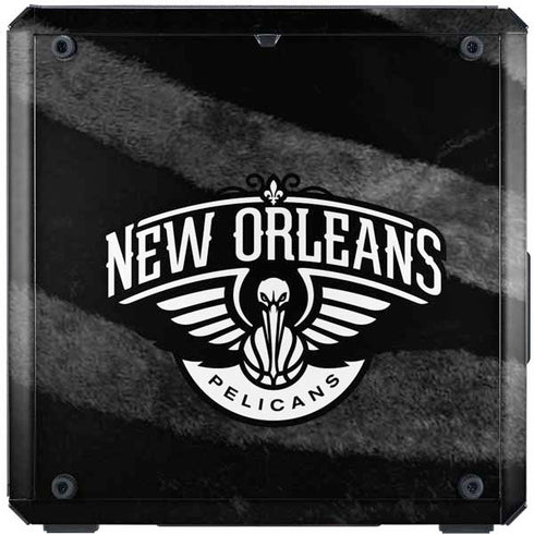 NBA New Orleans Pelicans Black Animal Print Cooler Master MasterBox Q300L Mini Tower Skin