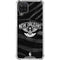 NBA New Orleans Pelicans Black Animal Print Galaxy A12 Clear Case
