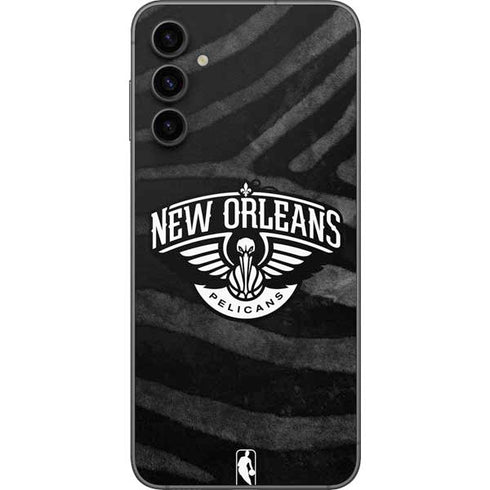 NBA New Orleans Pelicans Black Animal Print Galaxy A14 5G Skin