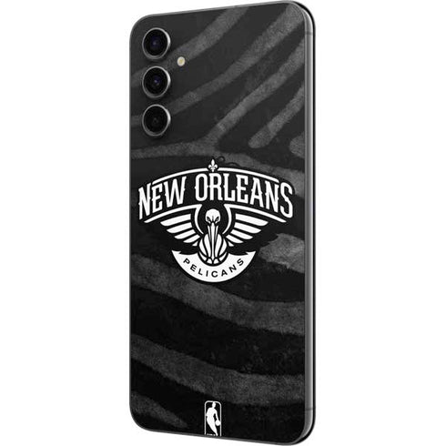 NBA New Orleans Pelicans Black Animal Print Galaxy A14 5G Skin