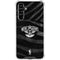 NBA New Orleans Pelicans Black Animal Print Galaxy A54 5G Clear Case