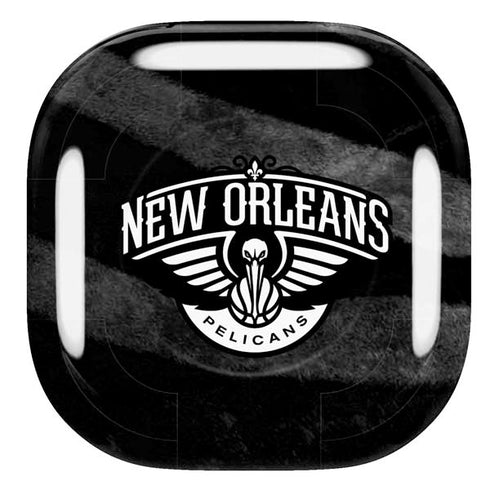 NBA New Orleans Pelicans Black Animal Print Galaxy Buds Pro Skin