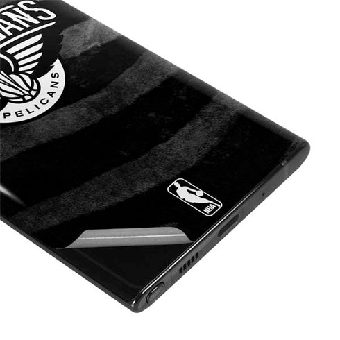 NBA New Orleans Pelicans Black Animal Print Galaxy Note 10 Skin