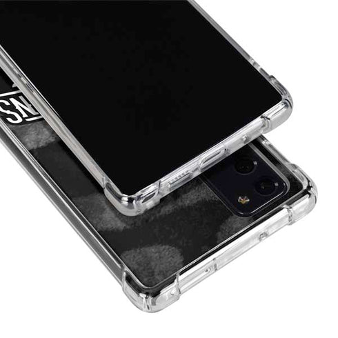 NBA New Orleans Pelicans Black Animal Print Galaxy Note20 5G Clear Case