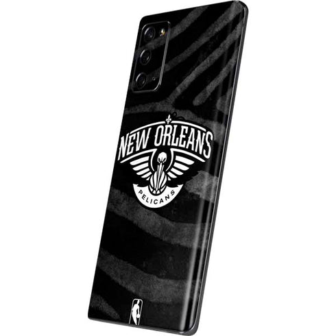 NBA New Orleans Pelicans Black Animal Print Galaxy Note20 5G Skin