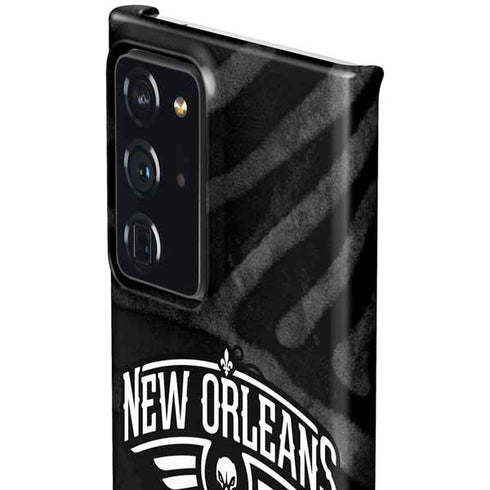 NBA New Orleans Pelicans Black Animal Print Galaxy Note20 Ultra 5G Lite Case