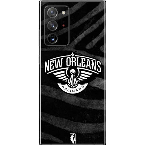NBA New Orleans Pelicans Black Animal Print Galaxy Note20 Ultra 5G Skin