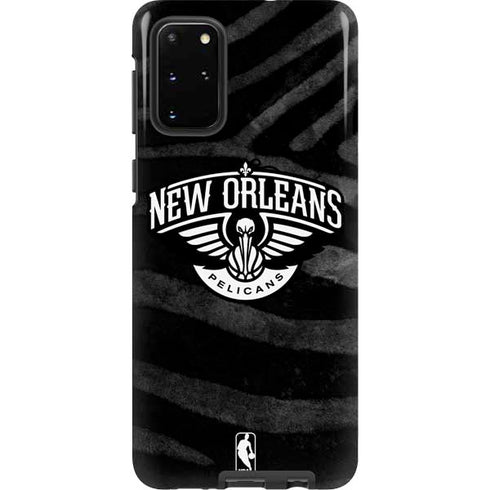 NBA New Orleans Pelicans Black Animal Print Galaxy S20 Plus Pro Case