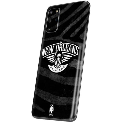 NBA New Orleans Pelicans Black Animal Print Galaxy S20 Plus Skin