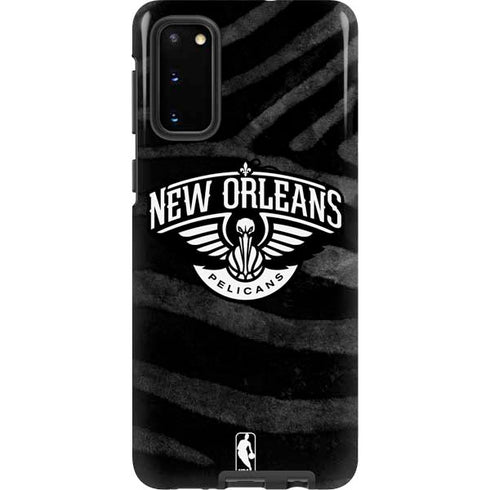 NBA New Orleans Pelicans Black Animal Print Galaxy S20 Pro Case
