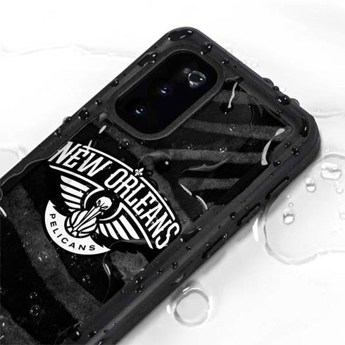 NBA New Orleans Pelicans Black Animal Print Galaxy S20 Waterproof Case