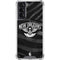 NBA New Orleans Pelicans Black Animal Print Galaxy S21 5G Clear Case