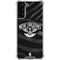 NBA New Orleans Pelicans Black Animal Print Galaxy S21 FE Clear Case