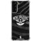 NBA New Orleans Pelicans Black Animal Print Galaxy S22 Plus Clear Case