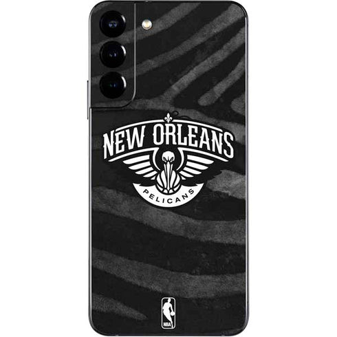 NBA New Orleans Pelicans Black Animal Print Galaxy S22 Plus Skin