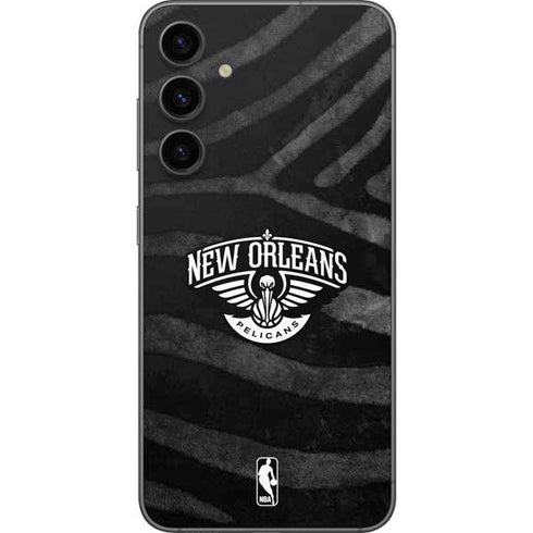 NBA New Orleans Pelicans Black Animal Print Galaxy S23 FE Skin