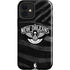 NBA New Orleans Pelicans Black Animal Print iPhone 12 Impact Case