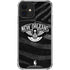NBA New Orleans Pelicans Black Animal Print iPhone 12 Mini Clear Case
