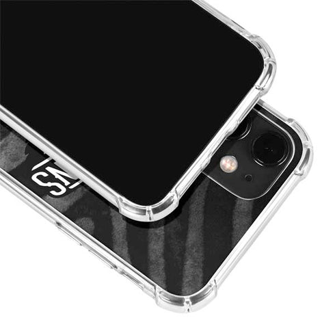 NBA New Orleans Pelicans Black Animal Print iPhone 12 Mini Clear Case