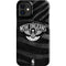 NBA New Orleans Pelicans Black Animal Print iPhone 12 Mini Lite Case