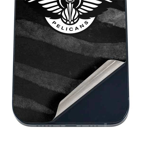 NBA New Orleans Pelicans Black Animal Print iPhone 12 Mini Skin