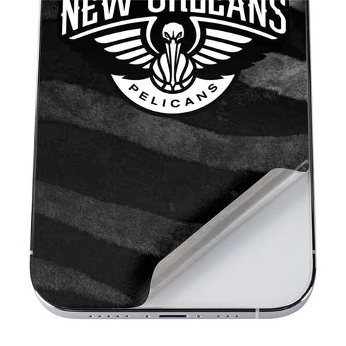 NBA New Orleans Pelicans Black Animal Print iPhone 12 Pro Skin