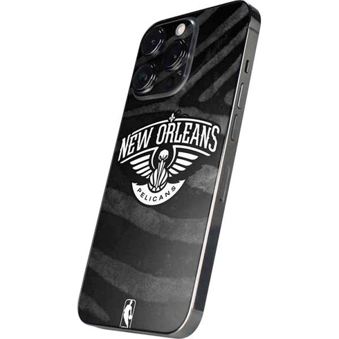NBA New Orleans Pelicans Black Animal Print iPhone 13 Pro Skin
