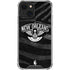 NBA New Orleans Pelicans Black Animal Print iPhone 14 Clear Case