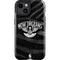 NBA New Orleans Pelicans Black Animal Print iPhone 14 Plus Impact Case