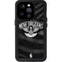 NBA New Orleans Pelicans Black Animal Print iPhone 14 Pro Waterproof Case