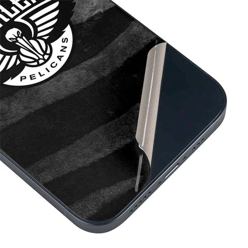 NBA New Orleans Pelicans Black Animal Print iPhone 14 Skin