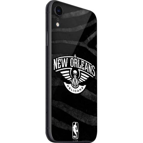 NBA New Orleans Pelicans Black Animal Print iPhone SE (2nd & 3rd Gen) Skin