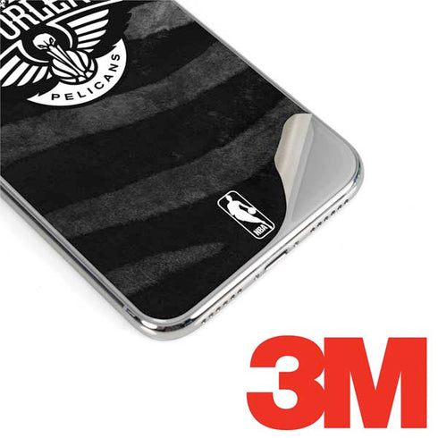 NBA New Orleans Pelicans Black Animal Print iPhone XR Skin