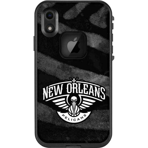 NBA New Orleans Pelicans Black Animal Print LifeProof Fre iPhone Skin
