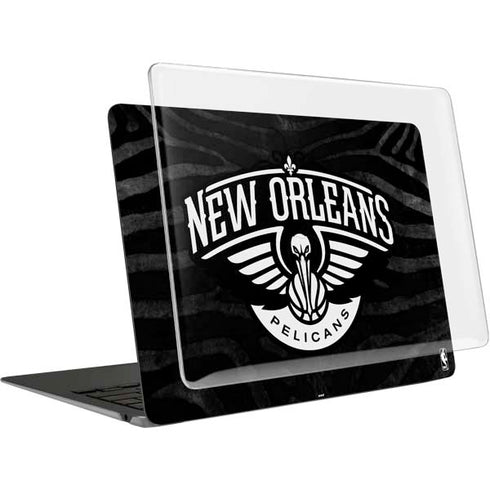 NBA New Orleans Pelicans Black Animal Print MacBook Air 13in M1 (2021) Case plus Skin
