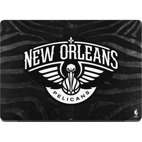 NBA New Orleans Pelicans Black Animal Print MacBook Pro 14in (2021-24) Skin