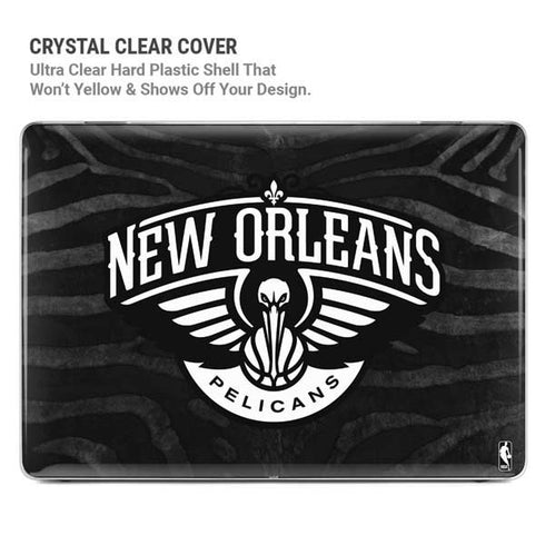 NBA New Orleans Pelicans Black Animal Print MacBook Pro 16in (2021-25) Case plus Skin