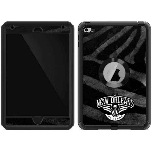 NBA New Orleans Pelicans Black Animal Print Otterbox Defender iPad Skin