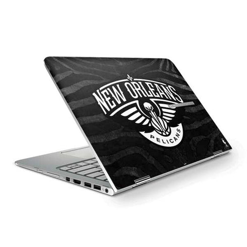 NBA New Orleans Pelicans Black Animal Print HP Spectre Skin