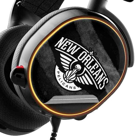 NBA New Orleans Pelicans Black Animal Print SteelSeries Arctis 3 Skin