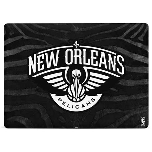 NBA New Orleans Pelicans Black Animal Print Surface Laptop 3 13.5in Skin