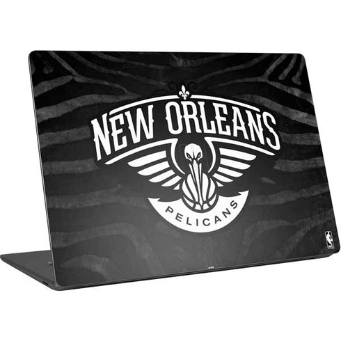 NBA New Orleans Pelicans Black Animal Print Surface Laptop 4 15in Skin