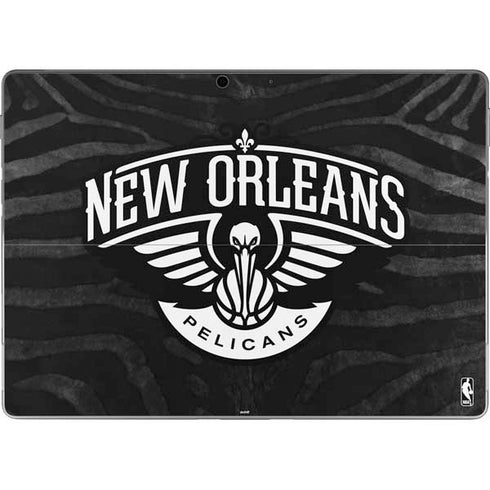 NBA New Orleans Pelicans Black Animal Print Surface Pro 9 Skin