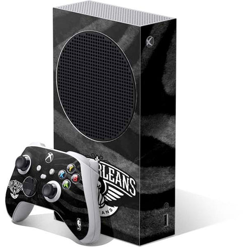 NBA New Orleans Pelicans Black Animal Print Xbox Series S Skins